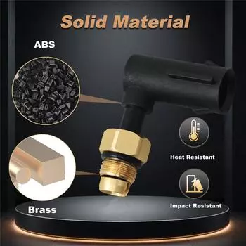 2Pcs Car Air Suspension Strut Repair Elbow Fitting for Dodge Ram 1500 2011-2020