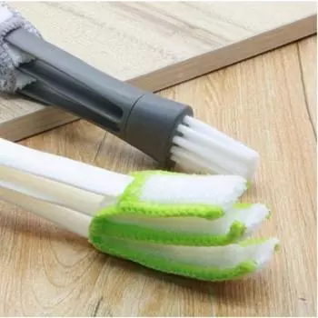 2pcs Car Cleaning Brush Air Conditioner Outlet Blinds Brush Window Grooves Window Crevices Cleaning Tools 2pcs белый