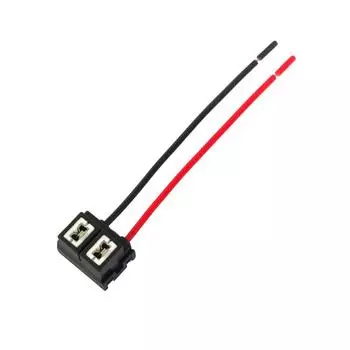 2PCS Car H7 Headlight Lamp Bulb Sockets with Wiring Harness Replacement 110mm