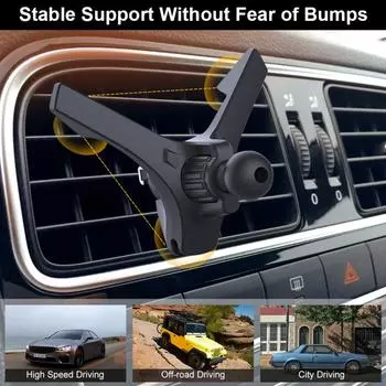 2PCS Car Holder Multi-function Practical Black Y-type Car Accessories Car Phone Holder Durable Portable Car Supplies Universal