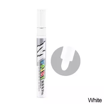 2PCS Car paint scratches repair brush pen waterproof water paint marker pen car tire tread care automotive black white red silver