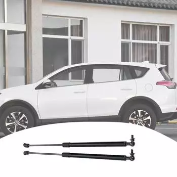 2Pcs Car Styling Front Hood Engine Cover Hydraulic Arm Support Rod for 14 19 чёрный