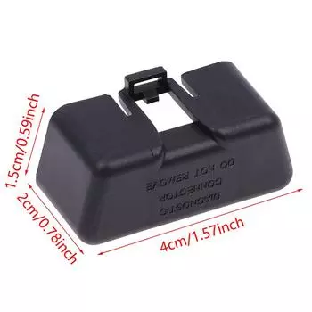 2pcs Car Truck OBD Interface OBD Dust Cover 16pin Plug Clogging Cap Female Dust Cover чёрный