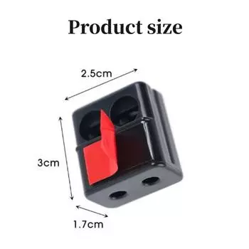 2 шт. автомобильный свисток, физические ультразвуковые сирены для животных, отпугиватели оленей, наружные высокотемпературные мини-компактные устройства оповещения, аксессуары чёрный