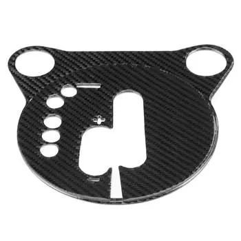 2Pcs Carbon Fiber Interior Gear Shift Box Panel Cover Car Refitting Fit for 370Z Z34 2009?2020