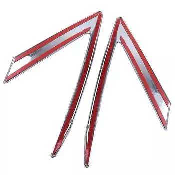 2Pcs Chrome Front Head Light Eyebrow Cover Trim Fits For Cadillac XT5 2016-2023