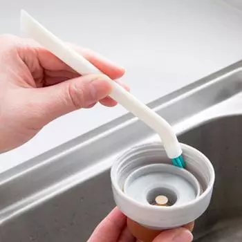 2 шт. Щетка для чистки с узкой ручкой, щетки для чистки щелей в бутылочках для детского молока one size