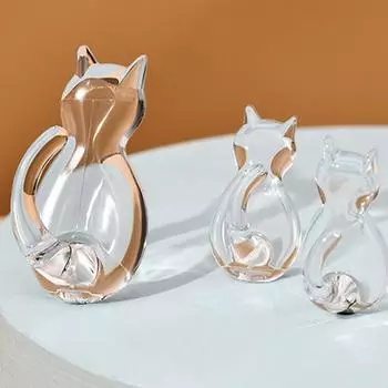 2PCS Cute Cat Tail Hook Non-Punching Transparent Sticky Hook Kitchen Bathroom Waterproof Traceless Hook