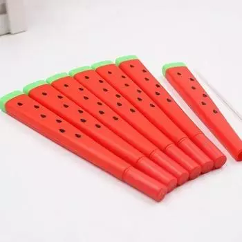 2PCS Cute Kawaii Watermelon Gel Pen Creative Sweet Lovely Funny Pens Student Stationery Writing School Office Supply Girls Gift