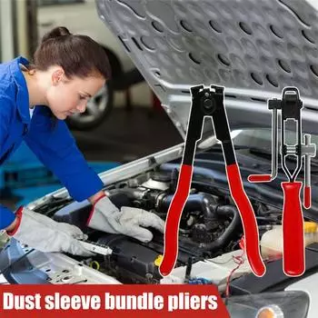 2PCS Cv Joint Ear Clamp Banding Tool Cv Boot Clamp Pliers Automotive Hose Axle Plier for ATV UTV Most Cars Boot Clamps