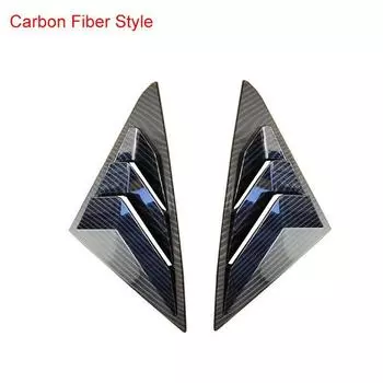 2PCS Door Window Louver Shutter Scoop Cover Trims for Hyundai Sonata 2011-2014
