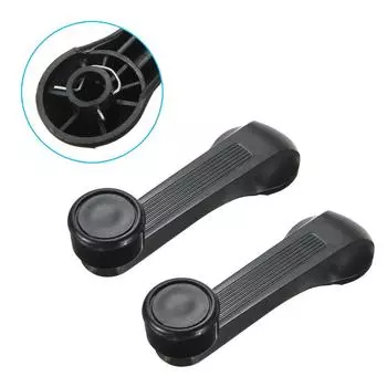 2pcs Durable Black Car Window Winder Crank Door Handle Fit Honda Civic 1984-2000 Professional High Quality Car Accessories чёрный