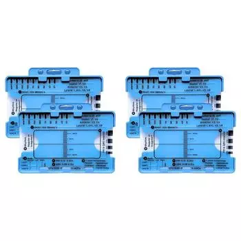 2Pcs ECG 7 Step Ruler Follow A 7 Step Plan for ECG/EKG Interpretation(with Case)