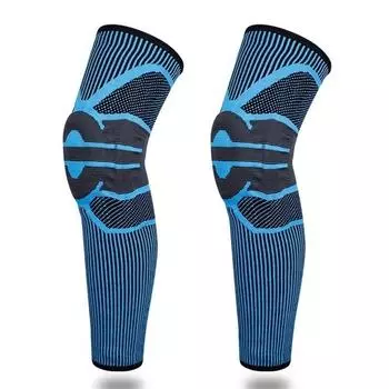 2 шт., эластичная силиконовая подкладка для баскетбола, наколенник, поддержка коленной чашечки, наколенник, снаряжение для фитнеса, волейбольная спортивная защита L