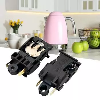 2pcs Electric Kettle Thermostat Switches 13A/16A 250V ABS Switches Automatic Shut Off for Kitchen Safety & Efficiency 13