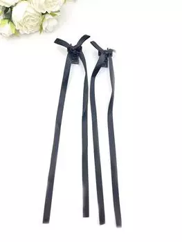 2Pcs Fashion Solid Ribbon Bow Small Hair Claws For Women Girls Hair Accessories