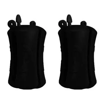 2pcs Fishing Rod Stopper Silicone Tackle Fishing Rod Fixed Ball Pods Protection Anti-Collision Rod Retractor Holder Accessories