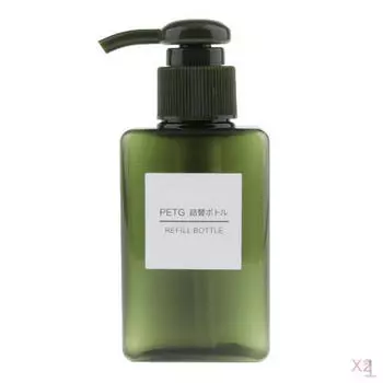 2 шт. флаконы-дозаторы для пенящегося мыла для жидкого мыла, для DIY, для посуды, темный 00 мл