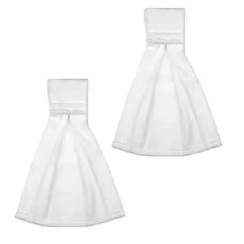 2Pcs Football Towel Cotton Hand Towel Highly Absorbent Microfiber Quarterback Football Field Towel for Gym Yoga Golf белый