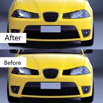 2pcs Front Bumper Upper Grill Left Right Matte Black Replacement for Cordoba 6L 20022009 чёрный