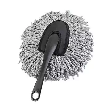 2PCS Gray Car Wash Cleaning Brush Microfiber Dusting Tool Duster Dust Mop For Car Home Cleaning Sponges, Cloths & Brushes