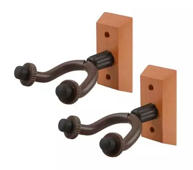 2pcs Guitar Hanger Wall TSUCIA Hardwood Guitar Stand Wooden Base Acoustic Electric Bass Ukulele Guitar Accessories Guitar Holder Acoustic Guitar Stand