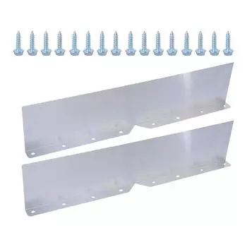 2Pcs Gutter Valley Splash Guard Aluminum Gutter Rain Diverter Rain Gutter Valley Roofing Gutter Guards Easy to Install