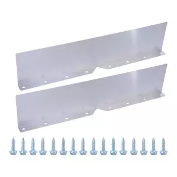 2Pcs Gutter Valley Splash Guard Aluminum Gutter Rain Diverter Rain Gutter Valley Roofing Gutter Guards Easy to Install