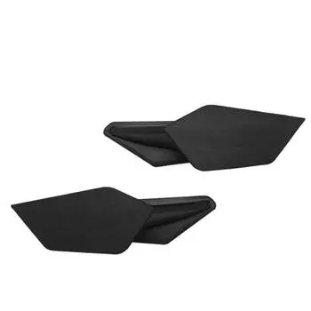 2PCS High Quality Scoooter Dynamic Motorcycle Wing Kit Motorbike Scooter Aerodynamic Motorbike Winglet Kits чёрный