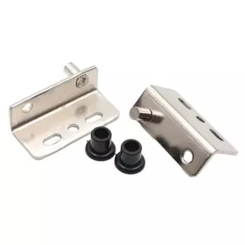 2PCS Hinges Cabinets Comes With A Plastic Cover 40*18mm High Quality Iron Silver Power Tool Accessories Practical