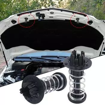 2 шт. пружина капота высокая эластичность простая установка автомобильный аксессуар капот двигателя защелка