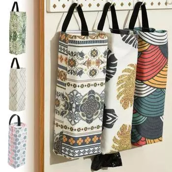 2Pcs Household Kitchen Garbage Bag Hanging Bag Hanging Wall Color Extraction Type Sorting Debris Storage Bag