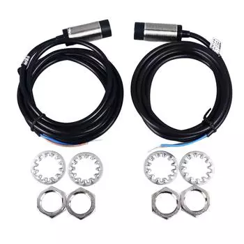 2PCS Индуктивный датчик приближения DC 2 провода нормально замкнутый датчик приближения расстояния обнаружения