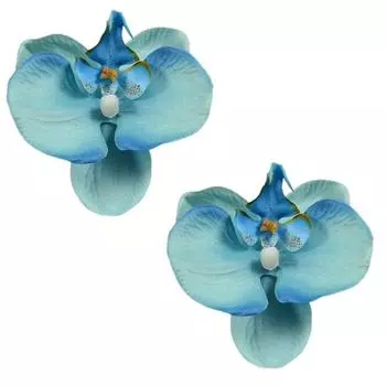 2pcs Korean Style Butterfly Orchid Artificial Flower Decoration Flowers Orchids Car Home Decoration Style A13