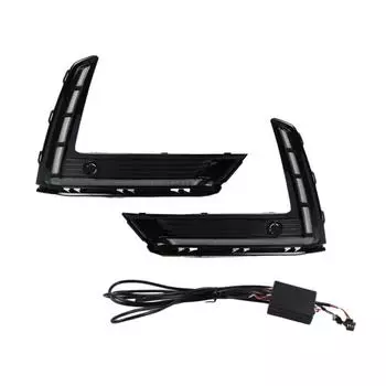 2PCS LED Daytime Running Light Fog Turn Signal Light For Honda CR-V 2023 2024