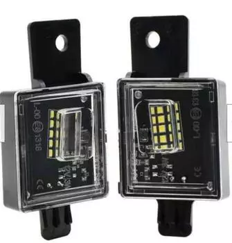 2Pcs LED Tail License Plate Light For Chevy Silverado GMC Sierra 1500 2500 3500