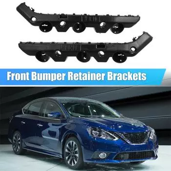 2Pcs Left & Right Front Bumper Bracket Set For Nissan Sentra 2016 2017 2018 2019