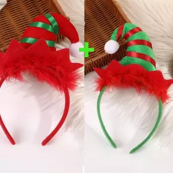2PCS/LOT Christmas Cosplay Hair Hoop Girl Boys Festival Party Headband Women Men Head Decoration