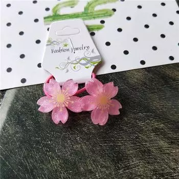 2PCS Lovely New Little Flowers Princess Headwear Kids Elastic Hair Bands Children Ropes Girls Accessories Baby Headdress