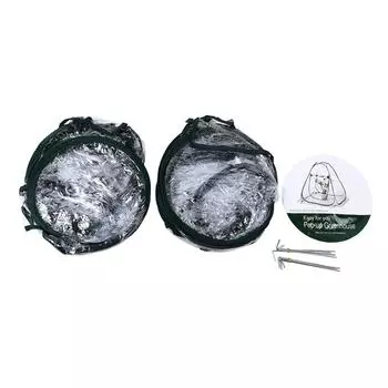 2pcs Mini Greenhouse Pop Up Flower House Folding Plant Greenhouse Rainproof Small Garden Greenhouse