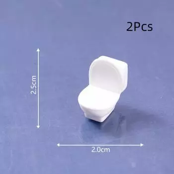 2Pcs Mini Resin Capybara Miniatures Figurines Cute Fairy Garden Animal Ornament Mini Statue Decorative Small Landscaping