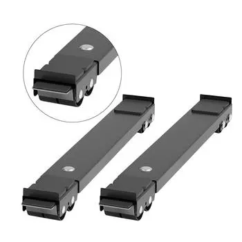 2pcs Mobile Washing Machine Base Adjustable Extendable Appliance Roller Multifunctional Anti-slip Home Furniture Moving Roller