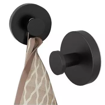 2 шт. Современный дизайн крючка для халата вешалка для полотенец с большой грузоподъемностью не требуется сверление простая установка прочный крючок для хранения A
