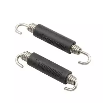 2PCS Motorcycle Muffler Exhaust Springs Hooks Stainless Steel Universal Front Middle Link Pipe Exhaust Connect Spring золотой