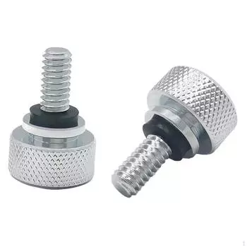 2Pcs Motorcycle Rear Fender Screws Replaces Easy Installation Sturdy Mounting Nuts