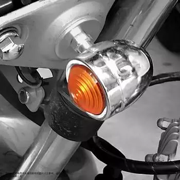 2pcs Motorcycle Turn Indicator Mini Round Motorcycle Running Lights for Rear and Head Turn Daytime Motorcycle Running Lights чёрный