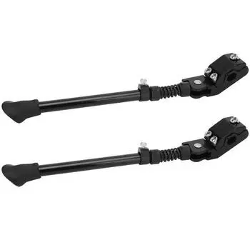 2Pcs Mountain Bike Side Kickstand Adjustable Bicycle Stand Support Riding Accessories