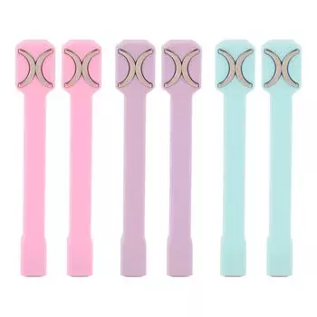 2pcs Nail Art Magnet 3 In 1 Nail Magnet Tool Strong Suction Nail Polish Magnet Stick for Nail Salon Purple