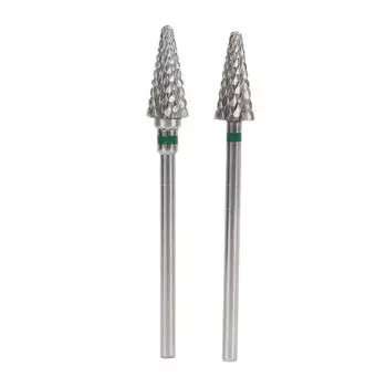 2pcs Nail Drill Bits Set Tungsten Carbide Nail Drill Bits Nail Grinding Head for Manicure Grinding a