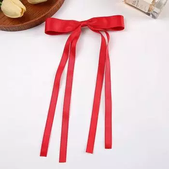 2pcs New Cute Ribbon Bow Headband Long Tassel Hair Clip Women s Hair Accessories Girls Party Headwear Side Clips